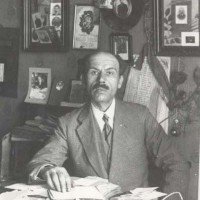 Mirash Ivanaj at his old desk