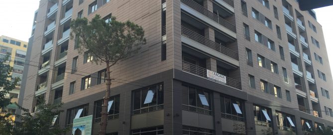 Outside corner view